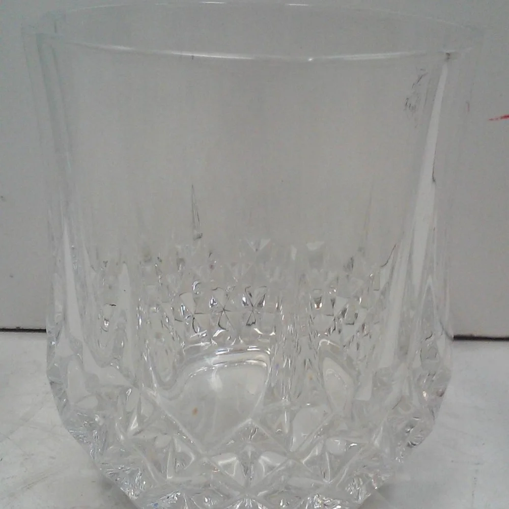 Vintage French Crystal Rock Glasses Old Fashioneds Barware